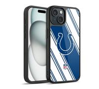 Head Case Designs Officially Licensed NFL Stripes Indianapolis Colts Artwork Gel Armour Case [Military Grade Protection] Compatible With Apple iPhone 15