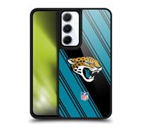 Head Case Designs Officially Licensed NFL Stripes Jacksonville Jaguars Artwork Gel Armour Case [Military Grade Protection] Compatible With Samsung Galaxy A55 5G