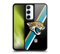 Head Case Designs Officially Licensed NFL Stripes Jacksonville Jaguars Logo Gel Armour Case [Military Grade Protection] Compatible With Samsung Galaxy A55 5G