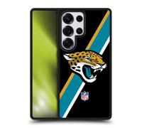 Head Case Designs Officially Licensed NFL Stripes Jacksonville Jaguars Logo Gel Armour Case [Military Grade Protection] Compatible With Samsung Galaxy S25 Ultra