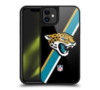 Head Case Designs Officially Licensed NFL Stripes Jacksonville Jaguars Logo Gel Armour Case [Military Grade Protection] Compatible With Apple iPhone 11