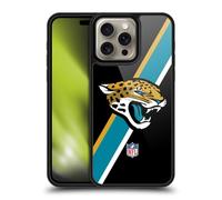Head Case Designs Officially Licensed NFL Stripes Jacksonville Jaguars Logo Gel Armour Case [Military Grade Protection] Compatible With Apple iPhone 16 Pro Max