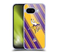 Head Case Designs Officially Licensed NFL Stripes Minnesota Vikings Artwork Gel Case [Military Grade Protection] Compatible With Google Pixel 9A