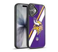 Head Case Designs Officially Licensed NFL Stripes Minnesota Vikings Logo Gel Armour Case [Military Grade Protection] Compatible With Apple iPhone 17