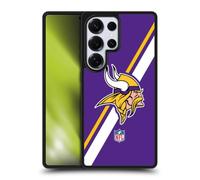 Head Case Designs Officially Licensed NFL Stripes Minnesota Vikings Logo Gel Armour Case [Military Grade Protection] Compatible With Samsung Galaxy S25 Ultra