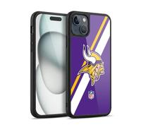Head Case Designs Officially Licensed NFL Stripes Minnesota Vikings Logo Gel Armour Case [Military Grade Protection] Compatible With Apple iPhone 15 Plus