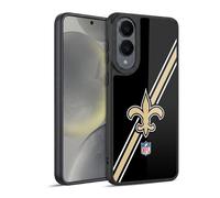 Head Case Designs Officially Licensed NFL Stripes New Orleans Saints Logo Gel Armour Case [Military Grade Protection] Compatible With Samsung Galaxy S25 Edge