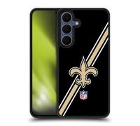 Head Case Designs Officially Licensed NFL Stripes New Orleans Saints Logo Gel Armour Case [Military Grade Protection] Compatible With Samsung Galaxy S25 FE