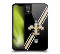 Head Case Designs Officially Licensed NFL Stripes New Orleans Saints Logo Gel Armour Case [Military Grade Protection] Compatible With Apple iPhone XR