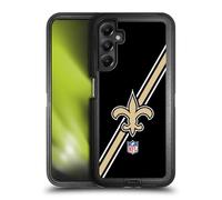 Head Case Designs Officially Licensed NFL Stripes New Orleans Saints Logo Ultra-Armoured Shockproof Case Compatible With Samsung Galaxy A05s