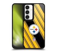 Head Case Designs Officially Licensed NFL Stripes Pittsburgh Steelers Artwork Gel Armour Case [Military Grade Protection] Compatible With Samsung Galaxy S24 5G