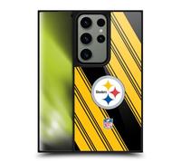 Head Case Designs Officially Licensed NFL Stripes Pittsburgh Steelers Artwork Gel Armour Case [Military Grade Protection] Compatible With Samsung Galaxy S24 Ultra 5G