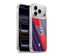 Head Case Designs Officially Licensed NFL Stripes Tennessee Titans Artwork Gel Case [Military Grade Protection] Compatible with Apple iPhone 17 Pro Max and Compatible with MagSafe
