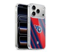 Head Case Designs Officially Licensed NFL Stripes Tennessee Titans Artwork Gel Case [Military Grade Protection] Compatible with Apple iPhone 17 Pro and Compatible with MagSafe