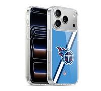 Head Case Designs Officially Licensed NFL Stripes Tennessee Titans Logo Gel Case [Military Grade Protection] Compatible With Apple iPhone 17 Pro