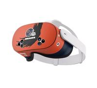 Head Case Designs Officially Licensed NFL Sweep Stroke Chicago Bears Vinyl Sticker Skin Decal Cover Compatible With Meta Quest 3S
