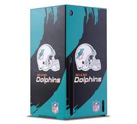 Head Case Designs Officially Licensed NFL Sweep Stroke Miami Dolphins Game Console Wrap Case Cover Compatible With Xbox Series X