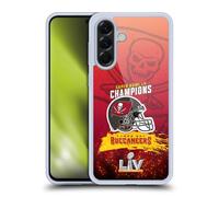 Head Case Designs Officially Licensed NFL Tampa Bay Buccaneers Chiefs Helmet 2021 Super Bowl 55 Champions Gel Case [Military Grade Protection] Compatible With Samsung Galaxy A56 5G