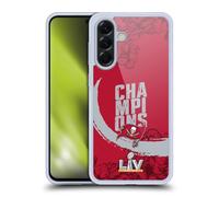 Head Case Designs Officially Licensed NFL Tampa Bay Buccaneers Paint Stroke 2021 Super Bowl 55 Champions Gel Case [Military Grade Protection] Compatible With Samsung Galaxy A56 5G