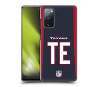 Head Case Designs Officially Licensed NFL TE Navy Houston Texans Positions & Logo Hard Back Case Compatible With Samsung Galaxy S20 FE / 5G