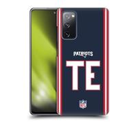Head Case Designs Officially Licensed NFL TE Navy New England Patriots Positions & Logo Hard Back Case Compatible With Samsung Galaxy S20 FE / 5G