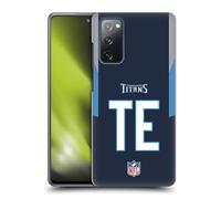 Head Case Designs Officially Licensed NFL TE Navy Tennessee Titans Positions & Logo Hard Back Case Compatible With Samsung Galaxy S20 FE / 5G