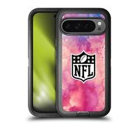 Head Case Designs Officially Licensed NFL Watercolor Shield Ultra-Armoured Shockproof Case [Military Grade Protection] Compatible With Google Pixel 9 Pro XL