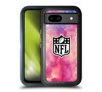 Head Case Designs Officially Licensed NFL Watercolor Shield Ultra-Armoured Shockproof Case [Military Grade Protection] Compatible With Google Pixel 8a