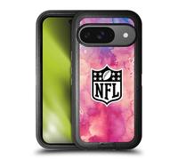 Head Case Designs Officially Licensed NFL Watercolor Shield Ultra-Armoured Shockproof Case [Military Grade Protection] Compatible With Google Pixel 9 / Pixel 9 Pro