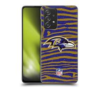 Head Case Designs Officially Licensed NFL with Zebra Animal Print Baltimore Ravens Art Hard Back Case Compatible With Galaxy A52 / A52s / 5G (2021)