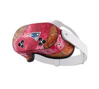 Head Case Designs Officially Licensed NFL Wood & Resins New England Patriots Vinyl Sticker Skin Decal Cover Compatible With Meta Quest 3S