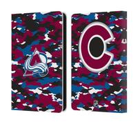 Head Case Designs Officially Licensed NHL Camouflage Colorado Avalanche Leather Wallet Case Compatible With Amazon Kindle 11th Gen 6in 2022