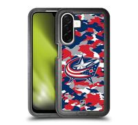 Head Case Designs Officially Licensed NHL Camouflage Columbus Blue Jackets Ultra-Armoured Shockproof Case [Military Grade Protection] Compatible With Samsung Galaxy A26 5G