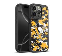 Head Case Designs Officially Licensed NHL Camouflage Pittsburgh Penguins Gel Armour Case [Military Grade Protection] Compatible With Apple iPhone 16 Pro