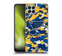 Head Case Designs Officially Licensed NHL Camouflage St Louis Blues Gel Case [Military Grade Protection] Compatible With Samsung Galaxy M33 (2022)