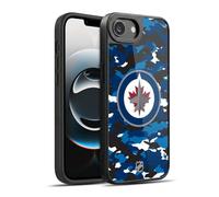 Head Case Designs Officially Licensed NHL Camouflage Winnipeg Jets Gel Armour Case [Military Grade Protection] Compatible With Apple iPhone 16e / iPhone 17e