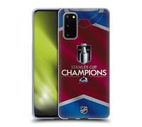 Head Case Designs Officially Licensed NHL Colorado Avalanche Jersey 2022 Stanley Cup Champions Gel Case [Military Grade Protection] Compatible With Samsung Galaxy S20 / S20 5G