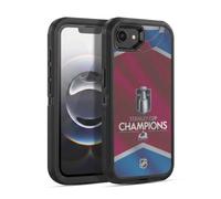 Head Case Designs Officially Licensed NHL Colorado Avalanche Jersey 2022 Stanley Cup Champions Ultra-Armoured Shockproof Case [Military Grade Protection] Compatible With Apple iPhone 16e / iPhone 17e