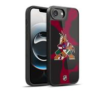 Head Case Designs Officially Licensed NHL Cow Pattern Arizona Coyotes Gel Armour Case [Military Grade Protection] Compatible With Apple iPhone 16e / iPhone 17e