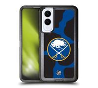 Head Case Designs Officially Licensed NHL Cow Pattern Buffalo Sabres Ultra-Armoured Shockproof Case [Military Grade Protection] Compatible With Samsung Galaxy S25 Edge