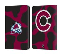 Head Case Designs Officially Licensed NHL Cow Pattern Colorado Avalanche Leather Wallet Case Compatible With Amazon Kindle 11th Gen 6in 2022