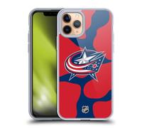 Head Case Designs Officially Licensed NHL Cow Pattern Columbus Blue Jackets Gel Case [Military Grade Protection] Compatible with Apple iPhone 11 Pro and Compatible with MagSafe