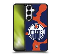 Head Case Designs Officially Licensed NHL Cow Pattern Edmonton Oilers Gel Armour Case [Military Grade Protection] Compatible With Samsung Galaxy S25+