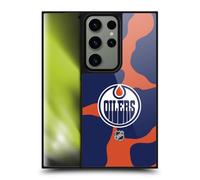 Head Case Designs Officially Licensed NHL Cow Pattern Edmonton Oilers Gel Armour Case [Military Grade Protection] Compatible With Samsung Galaxy S24 Ultra 5G