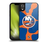Head Case Designs Officially Licensed NHL Cow Pattern New York Islanders Gel Armour Case [Military Grade Protection] Compatible With Apple iPhone XR