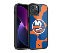 Head Case Designs Officially Licensed NHL Cow Pattern New York Islanders Gel Armour Case [Military Grade Protection] Compatible With Apple iPhone 13