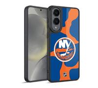 Head Case Designs Officially Licensed NHL Cow Pattern New York Islanders Gel Armour Case [Military Grade Protection] Compatible With Samsung Galaxy S25 Edge