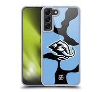 Head Case Designs Officially Licensed NHL Cow Pattern Utah Mammoth Gel Case [Military Grade Protection] Compatible with Samsung Galaxy S22+ 5G and Compatible with MagSafe
