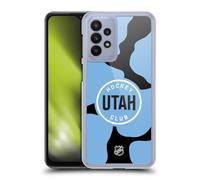 Head Case Designs Officially Licensed NHL Cow Pattern Utah Mammoth Hard Back Case Compatible With Samsung Galaxy A23 / 5G (2022)