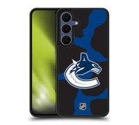Head Case Designs Officially Licensed NHL Cow Pattern Vancouver Canucks Gel Armour Case [Military Grade Protection] Compatible With Samsung Galaxy S25 FE